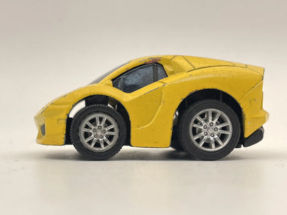 Jak Lamborghini Aventador Tooned, Die cast, Żółty, 1:64, Resoraki – zdjęcie 3
