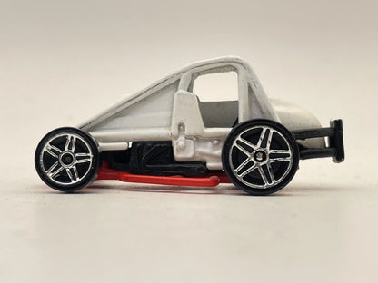 SLIDEOUT, Hot Wheels 1996, Resoraki, Die cast, Biały, 1:64 – zdjęcie 3