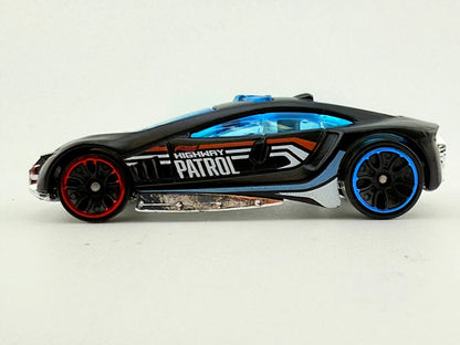 Highway Patrol Hot Wheels 2000 Czarny 1:64 – zdjęcie 3