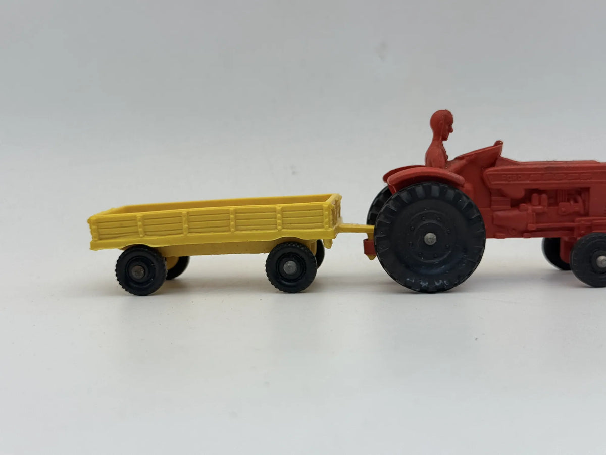 Traktor Ford 5000 Tractor Stavanger 1969 Czerwony 1:64 Made in Norway – zdjęcie 3