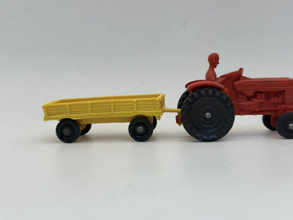 Traktor Ford 5000 Tractor Stavanger 1969 Czerwony 1:64 Made in Norway – zdjęcie 3
