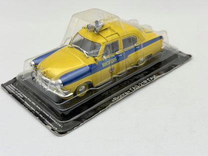 GAZ-21R Volga Policja De Agostini '90 Żółty 1:43 Radziecka Milicja (GAI) – zdjęcie 3