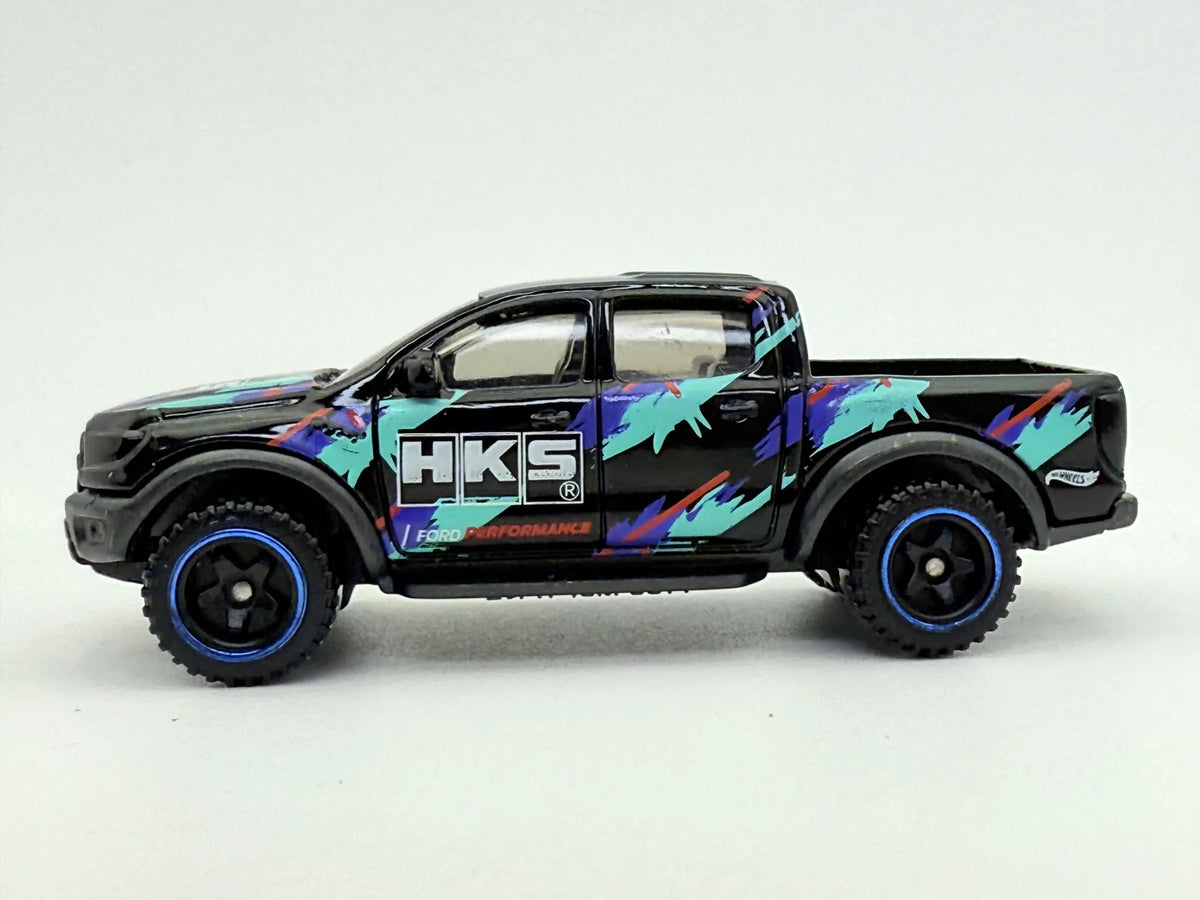 2020 Ford Ranger Raptor, Hot Wheels 2018, Die cast FYB56, Resoraki, 1:64 – zdjęcie 3