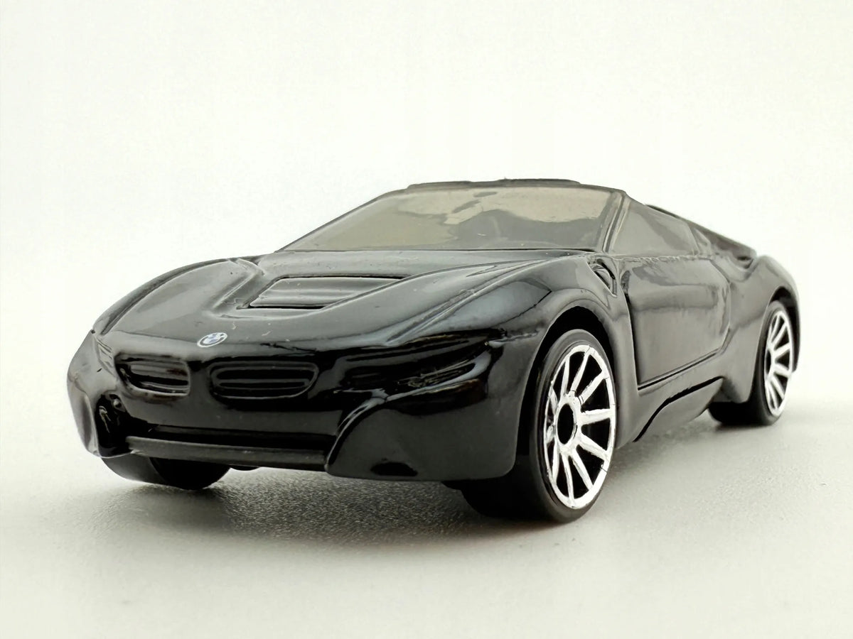 Bmw I8 Roadster Mainline Hot Wheels 2018 Czarny 1:64 – zdjęcie 3