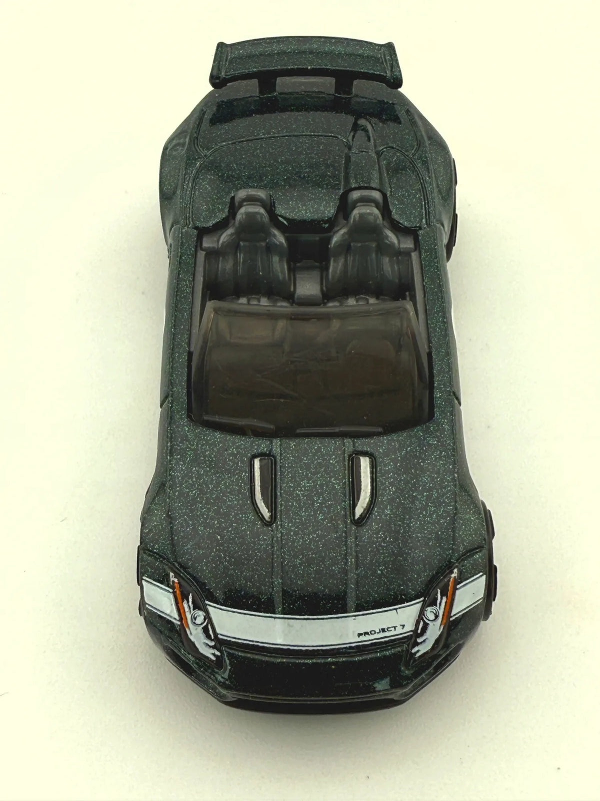 Jaguar F-Type Project 7 Mainline Hot Wheels 2015 Zielony 1:64 – zdjęcie 3