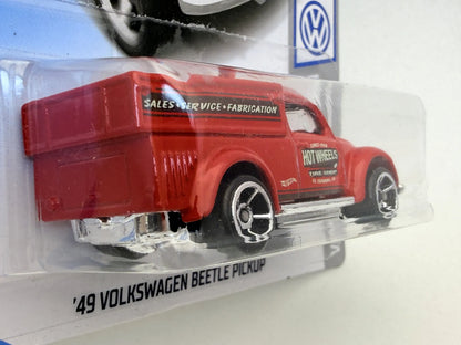 '49 VOLKSWAGEN BEETLE PICKUP Volkswagen Series Hot Wheels 2017 Czerwon 1:64 – zdjęcie 3