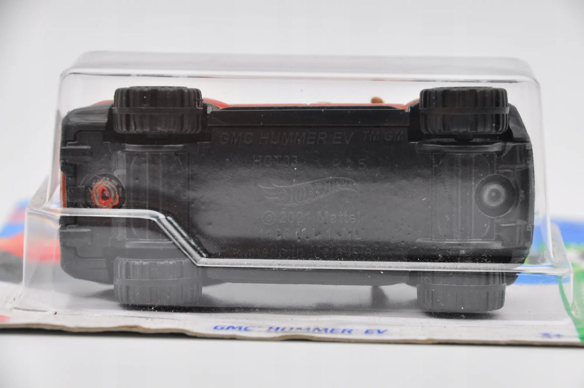 Gmc Hummer Ev HW Green Speed Hot Wheels 2022 Pomarańczowy 1:64 – zdjęcie 3