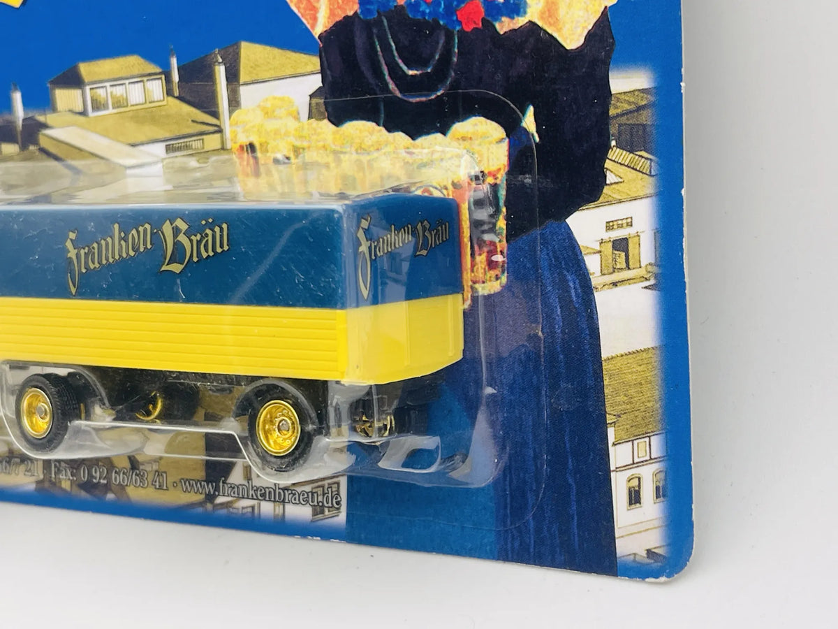 MAN Diesel Hümmer 1:87 Ciężarówka Promocyjna Franken Bräu Blister Żółty – zdjęcie 3