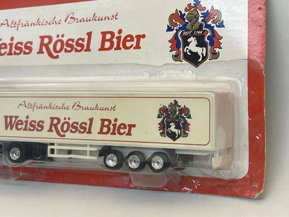 Volvo Eurosun 1:87 Ciężarówka Promocyjna Weiss Rössl Bier Blister Biały – zdjęcie 3