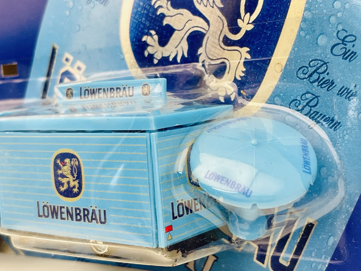 MAN TRUCK DGD 1:87 Ciężarówka Promocyjna LÖWENBRÄU Blister Niebieski – zdjęcie 3