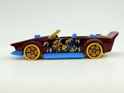 Track Manga, Hot Wheels 2017, Die cast FJV95, Bordowy, 1:64, Resoraki – zdjęcie 3