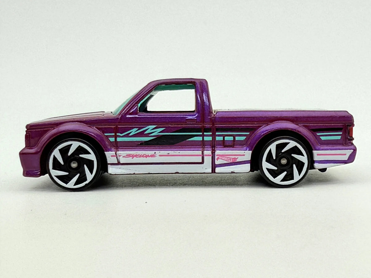 1991 Gmc Syclone Hot Wheels Fioletowy 1:64 – zdjęcie 3