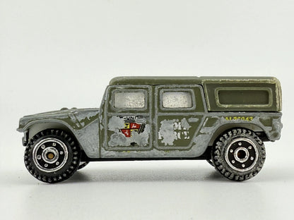 HUMMER H1, Arymy Force, Vintage Model Die cast, Zielony, 1:64, Resoraki – zdjęcie 3