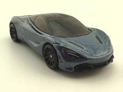 MCLAREN 720S, Hot Wheels 2017, Die cast NO3, Niebieski grafit 1:64 Resoraki – zdjęcie 3