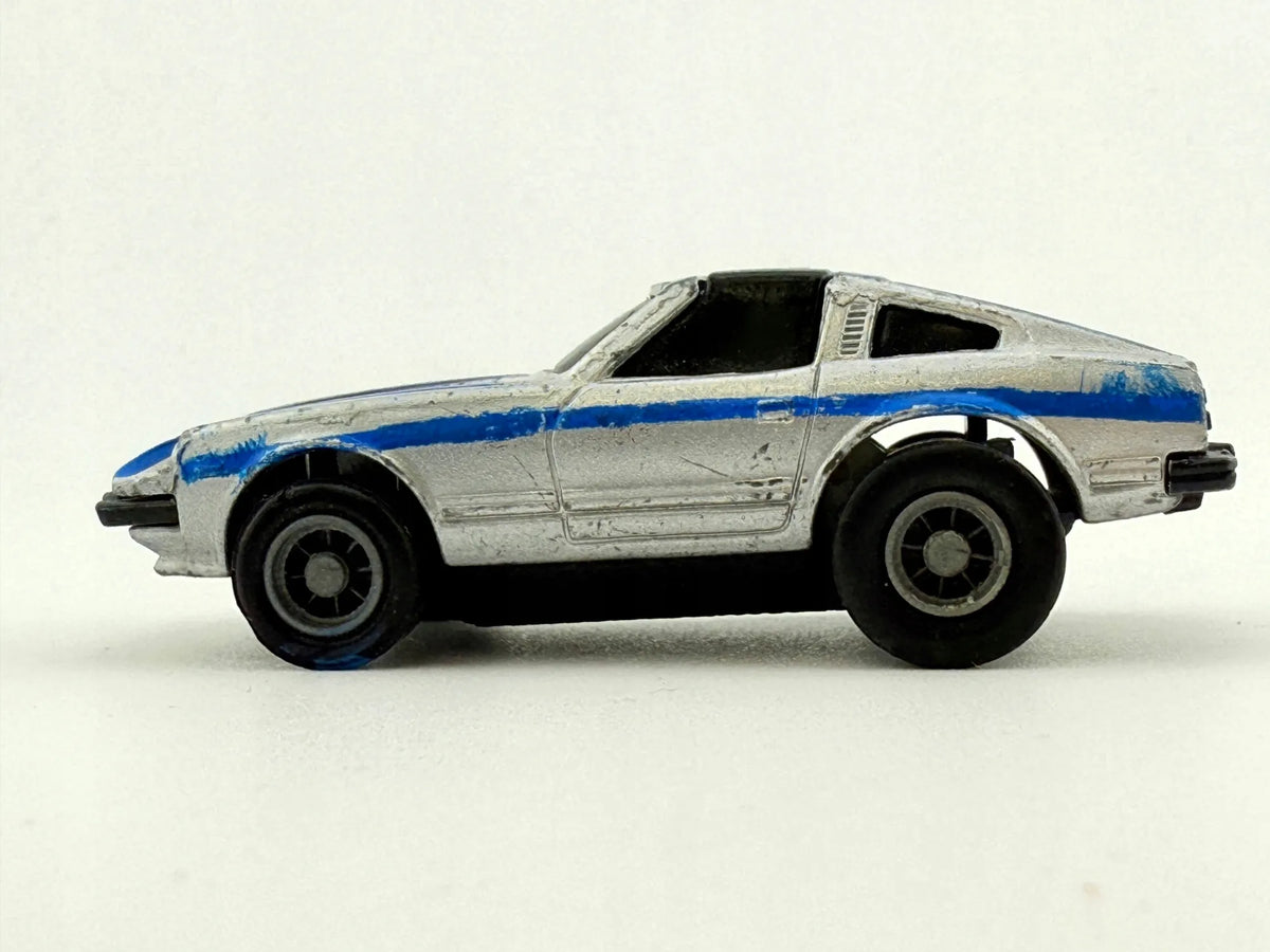 Datsun 280-ZX Zee Toys '80 Srebrny 1:64 Vintage Model – zdjęcie 3