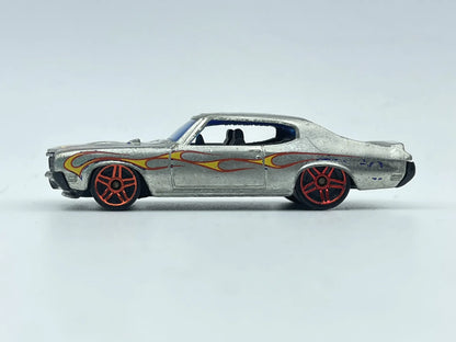 '70 Buick GSX, Hot Wheels 2008, Resoraki, Die cast, Srebrny Chrom, 1:64 – zdjęcie 3