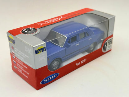 FIAT 125P NEX Welly Niebieski 1:34 – zdjęcie 3