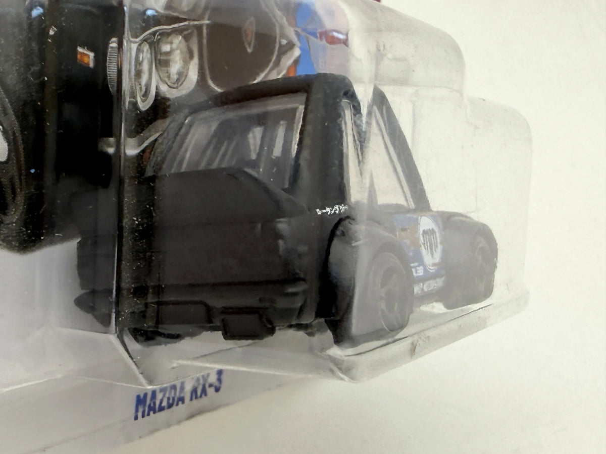 Mazda Rx-3 Compact Kings Hot Wheels 2025 Niebieski 1:64 – zdjęcie 3