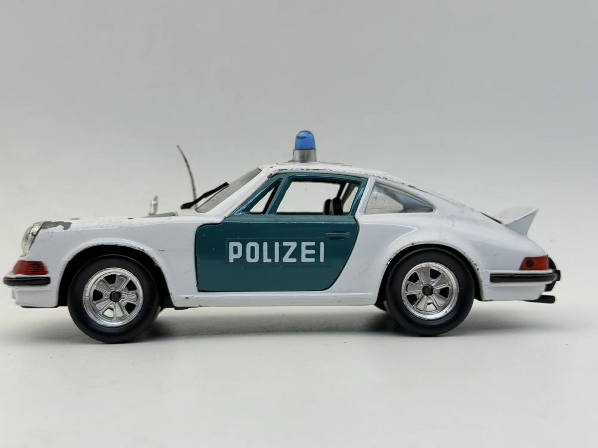 Porsche 911 Carrera Rs 2.7 Polizei Polistil 1979 Biały 1:26 Made in Italy – zdjęcie 3