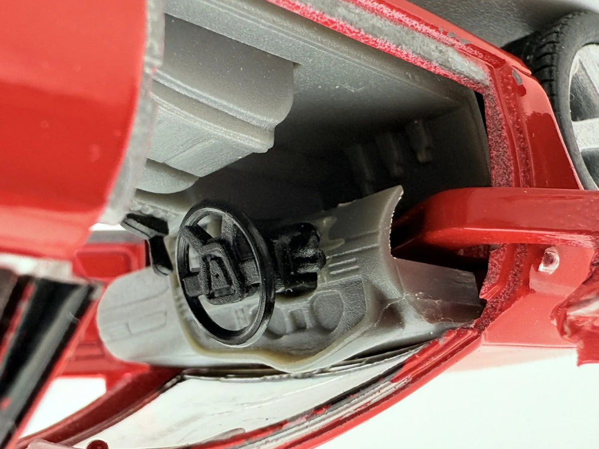 Audi A6, KINSMART, Resoraki, die cast, 1:38, czerwony – zdjęcie 3
