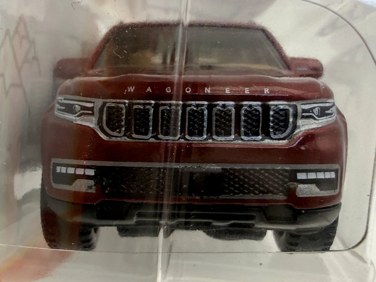 2022 Jeep Wagoneer Matchbox 2024 Bordowy 1:64 Suv – zdjęcie 3