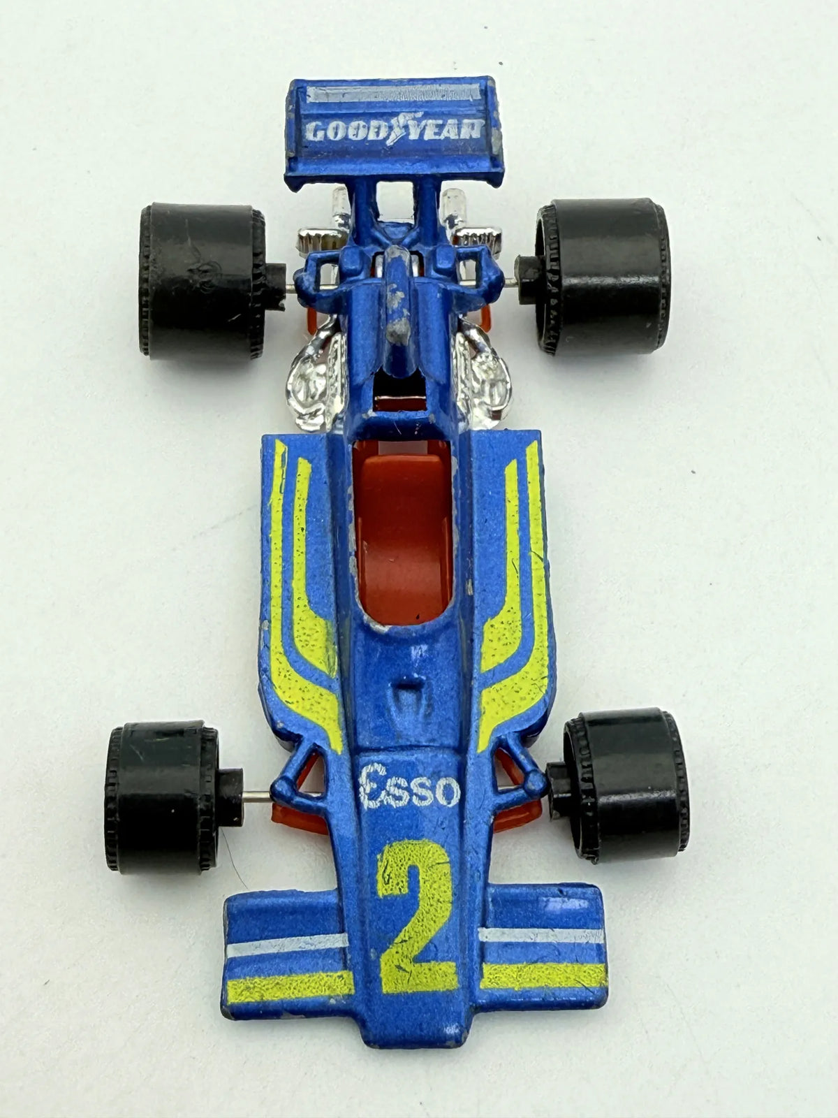 Formuła 1, Esso 2, Goodyear, Playart, Die cast, Resoraki, Niebieski, 1:64 – zdjęcie 3