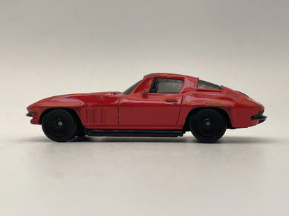 1966 CHEVY CORVETTE, Hot Wheels 2016, Die cast FF024 FCN87, Czerwony, 1:64, – zdjęcie 3