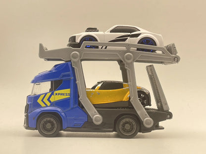 Car Transporter Zestaw Ciężarówka i 2 Resoraki 1:64 – zdjęcie 3