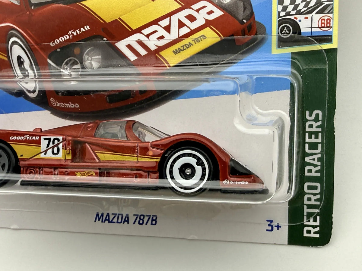 Mazda 787B Retro Racers Hot Wheels 2023 Czerwony 1:64 + Protektor – zdjęcie 3