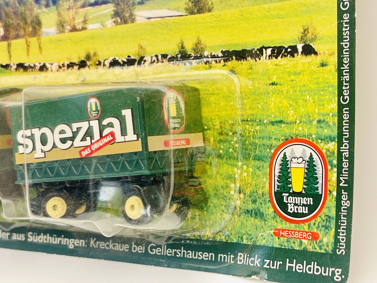 IFA W50L TRUCK Grell 1:87 Ciężarówka Promocyjna TannenBräu Blister Zielony – zdjęcie 3