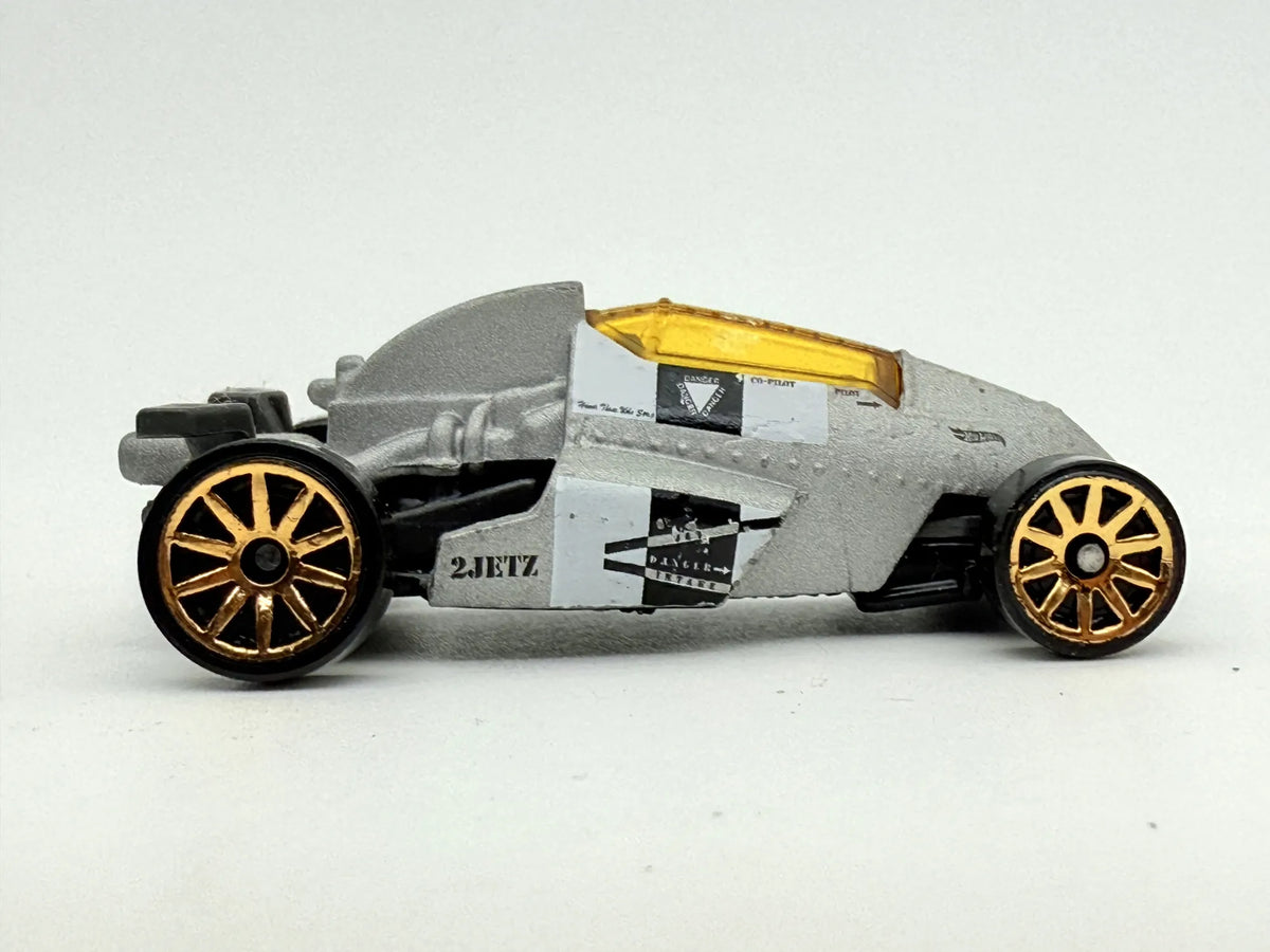 2Jetz, Hot Wheels 2019, Die cast GHB45, Resoraki, Srebrny, 1:64 – zdjęcie 3