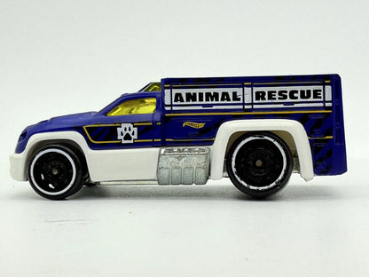 Rescue Duty Hot Wheels Niebieska 1:64 – zdjęcie 3