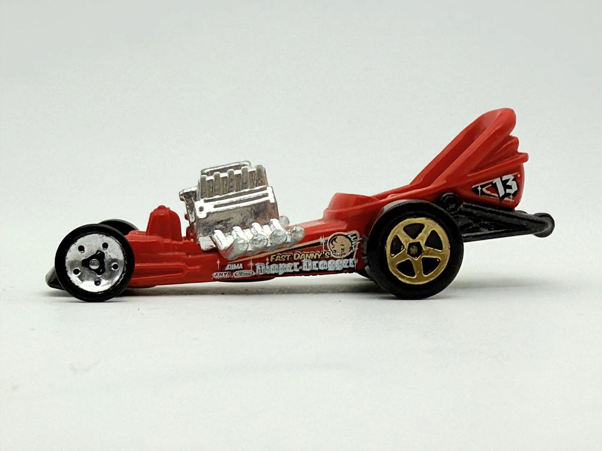 Diaper Dragger Hot Wheels Czerwony 1:64 – zdjęcie 3