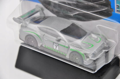 Bentley Continental Gt3 Mainline Hot Wheels 2015 Srebrny 1:64 – zdjęcie 3