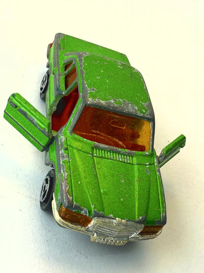 MERCEDES 450 SE, Majorette, Made in France, Die cast No. 209, Zielony, 1:60 – zdjęcie 3
