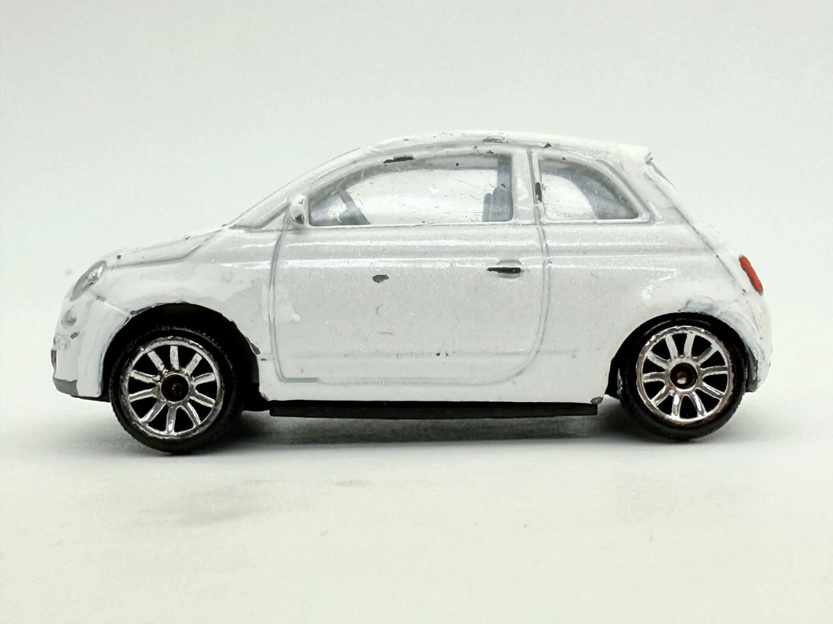 Fiat 500 Majorette Biały 1:55 – zdjęcie 3