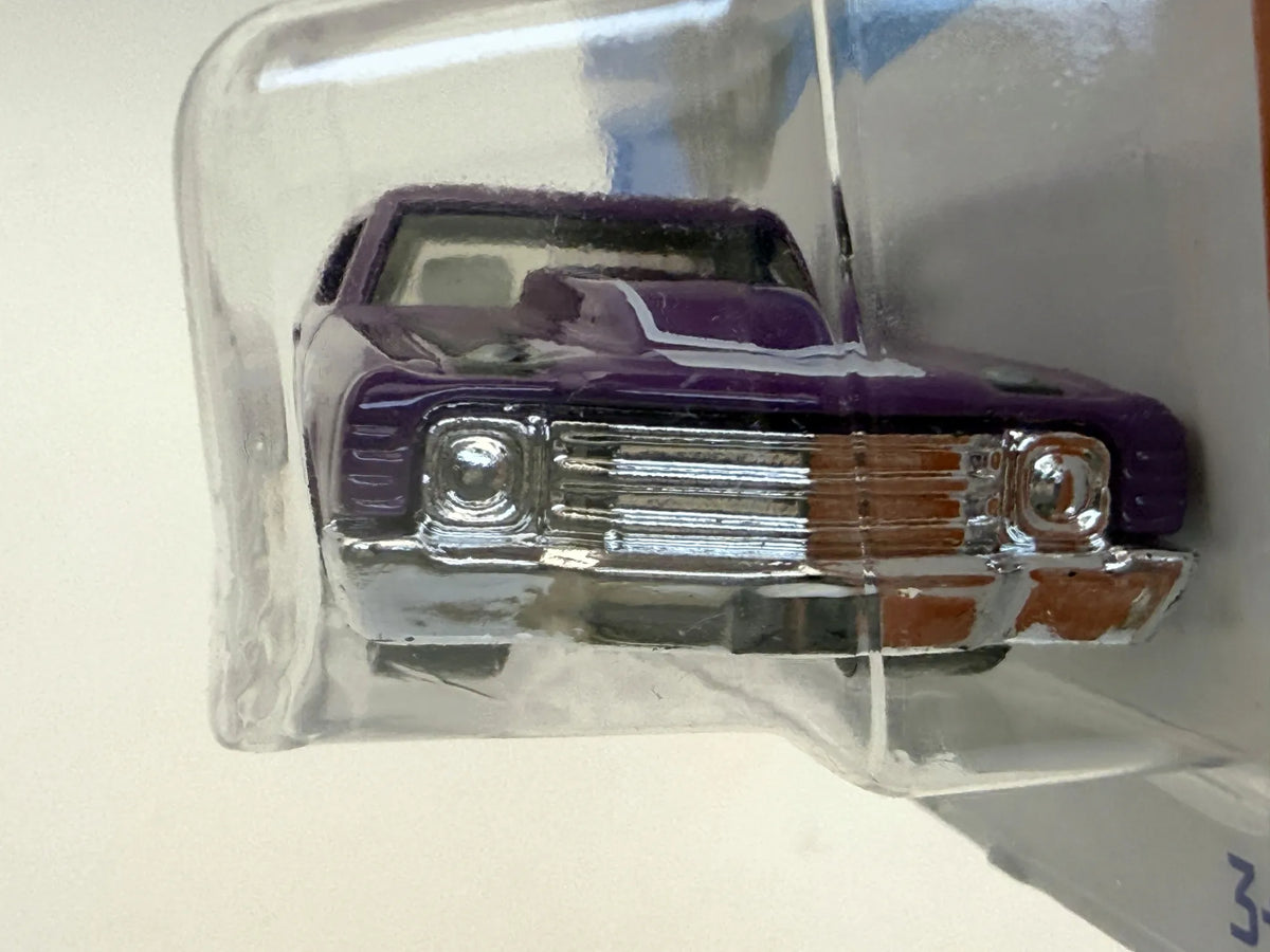 '71 El Camino Hw Hot Trucks Hot Wheels 2024 Fioletowy 1:64 – zdjęcie 3