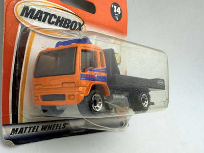 Ciężarówka AUTO SHUTTLE Mainline Matchbox 2000 Pomarańczowy 1:64 – zdjęcie 3