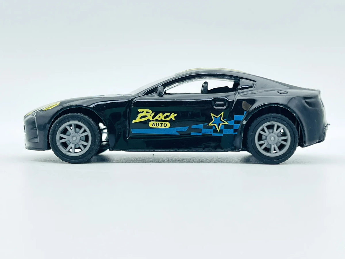 Jak Aston Martin, Black Auto, Die cast, Resoraki, Czarny, 1:55 – zdjęcie 3