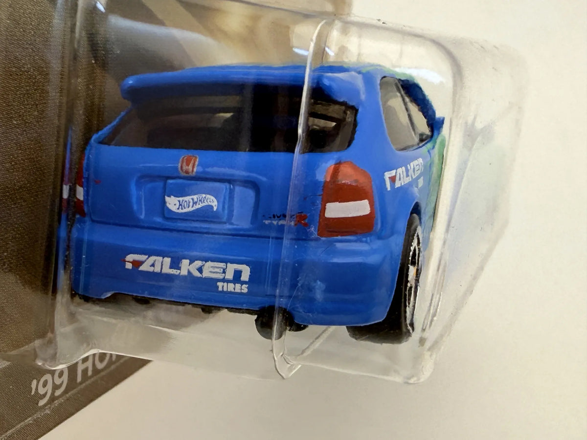 1999 Honda Civic Type R Ek9 HW Speed Graphics Hot Wheels 2023 Zielony 1:64 – zdjęcie 3