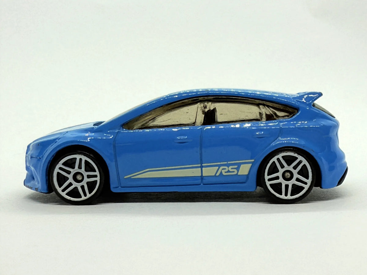 Ford Focus Rs Mainline Hot Wheels 2016 Niebieski 1:72 – zdjęcie 3