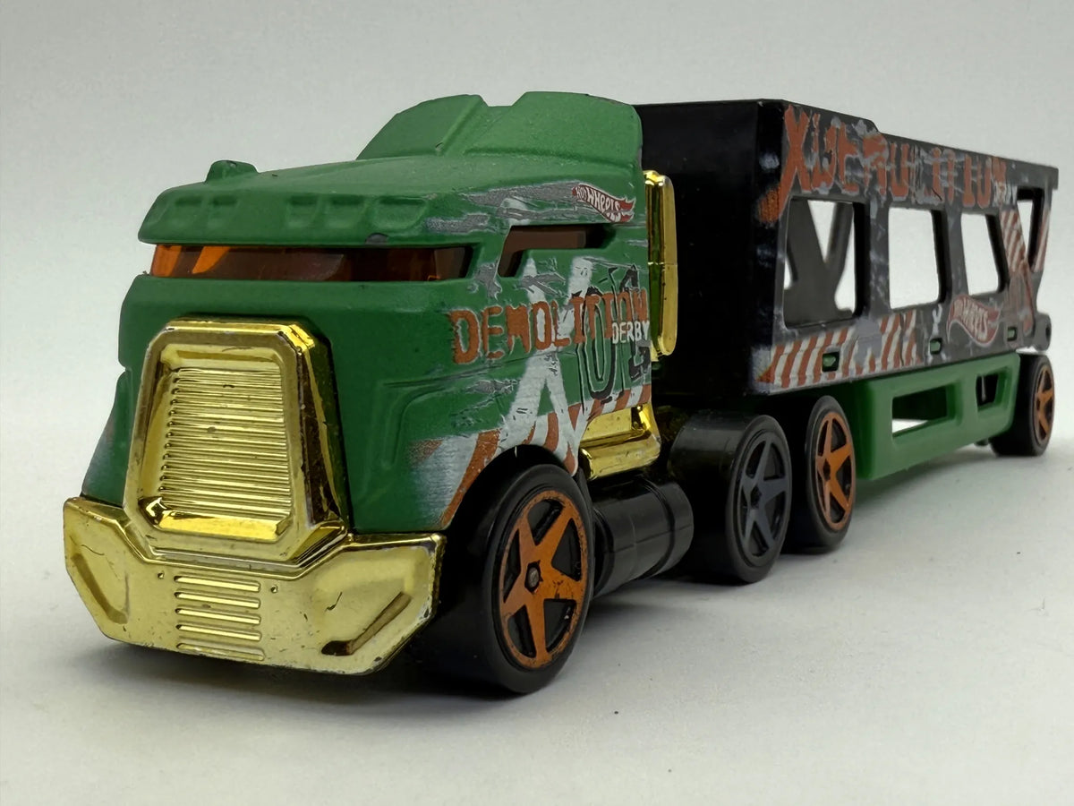 Ciężarówka Demolition Derby Hot Wheels Zielony, 1:64 – zdjęcie 4