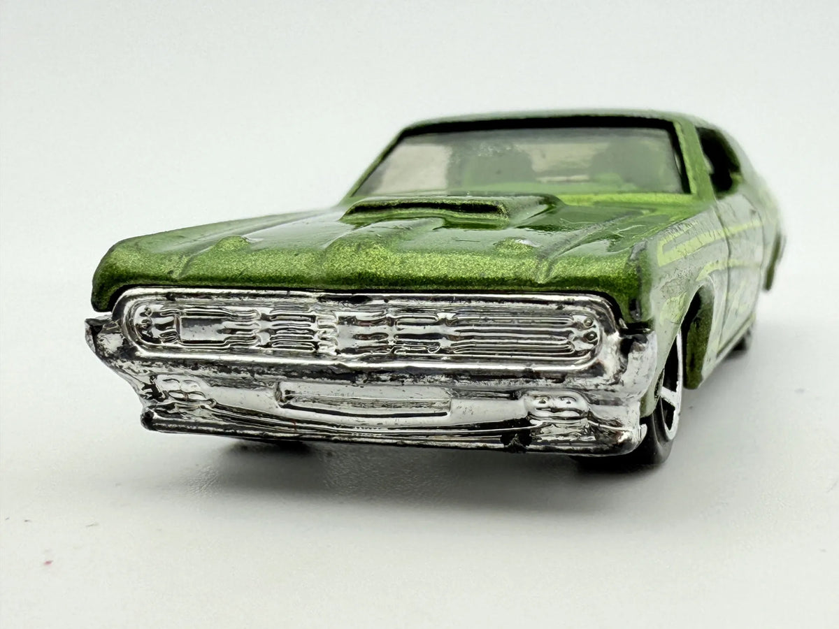 69 Mercury Cougar Eliminator Hot Wheels Zielony 1:64 – zdjęcie 4