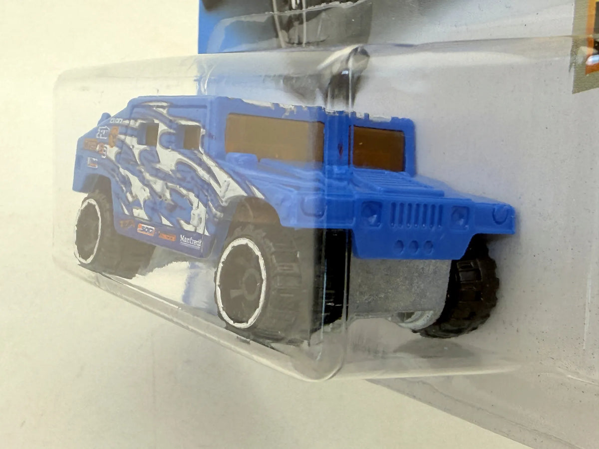 Humvee Baja Blazers Wojsko Hot Wheels 2017 Niebieski 1:64 – zdjęcie 4