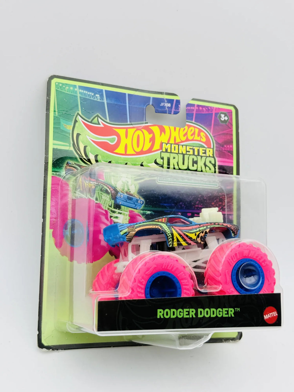 Rodger Dodger Hot Wheels 2024 1:64 Blister Różowy – zdjęcie 4