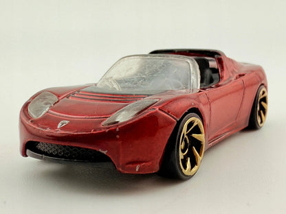2008 Tesla Roadster Hot Wheels 2008 Czerwony 1:64 – zdjęcie 4