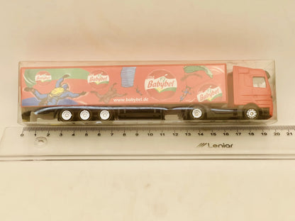 Mercedes Actros Grell 1:87 Ciężarówka Promocyjna Babybel Blister Czerwony – zdjęcie 4
