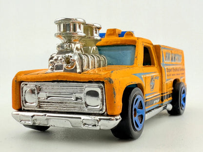 Hw Electric Hot Wheels 1974 Pomarańczowy 1:64 – zdjęcie 4