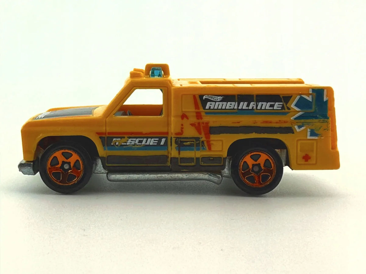 Hw Rapid Responder Hot Wheels Żółty 1:64 – zdjęcie 4