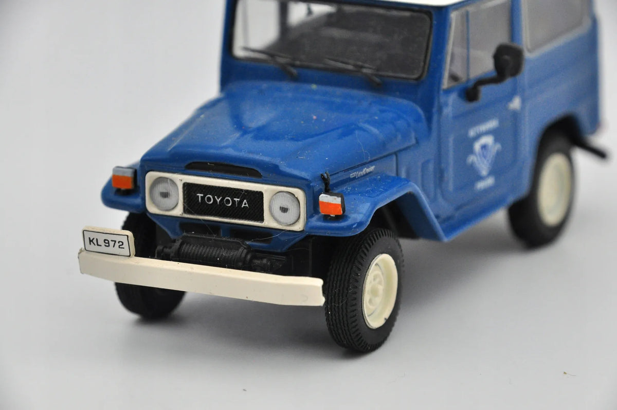 LAND CRUISER, Toyota, Resoraki, Die cast, Niebieski, 1:43 – zdjęcie 4
